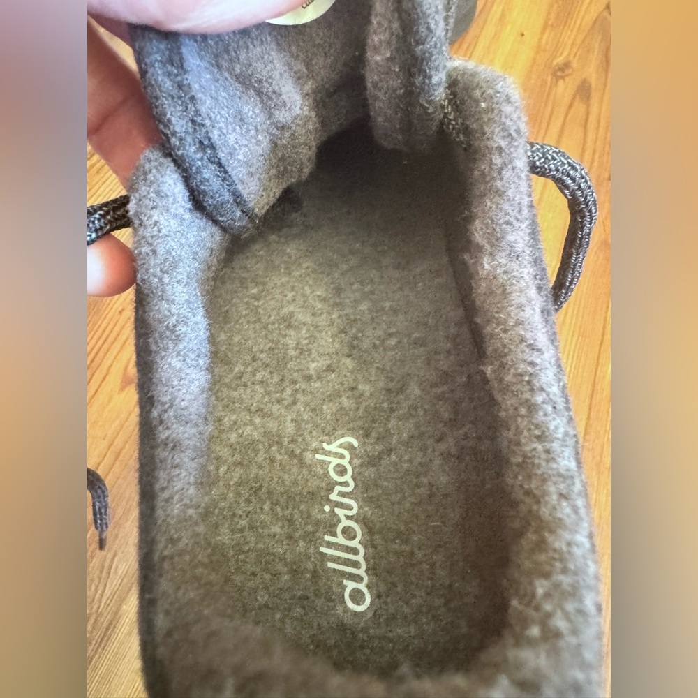 Allbirds Women's Wool Runner Merino Wool Size 9 Charcoal Gray Black - Picture 7 of 8